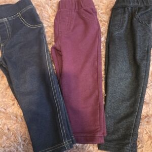 Stylish Kids Bottoms Set - Blue, Purple, Gray